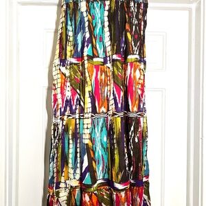 Chaudry India cotton Colorful Women's Maxi Skirt